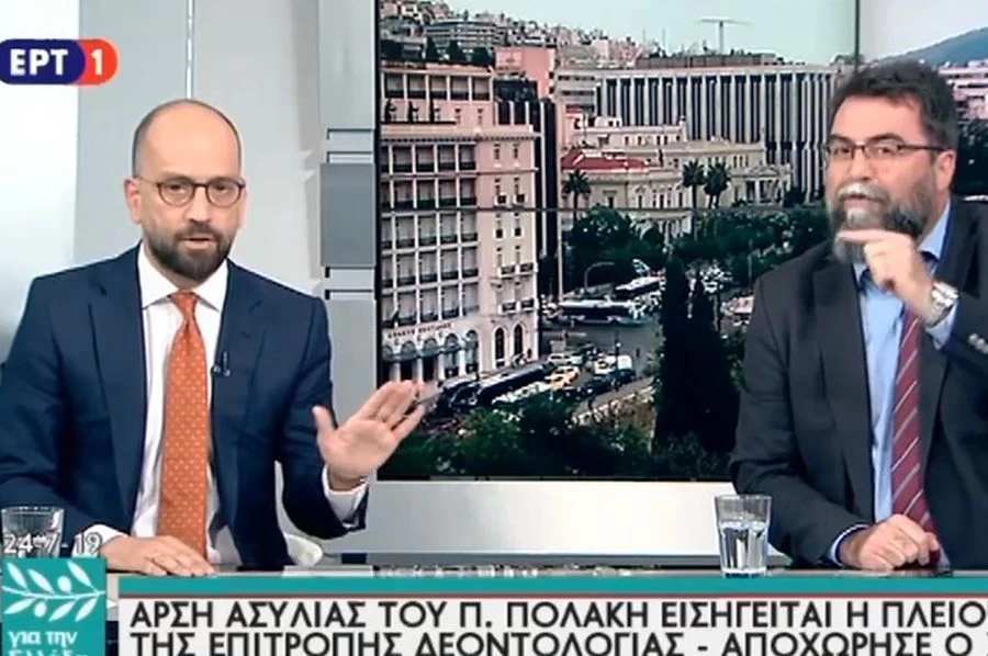 ΕΡΤ: Άγριος καβγάς Μπάρκα – Οικονόμου στον αέρα: «Είσαι ψεύτης, άσχετος, σταλινάκος» (βίντεο)